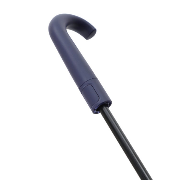 16-Bone Business Large Pure Color Simple Strong Automatic Wind-Resistant Long-Handled Umbrella Curved Men'S Manufacturer - Image 4